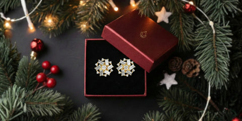 Pick diamond earrings