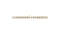 Cut-Corner Square Tennis Bracelet — 18K Yellow Gold, view 1