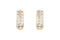 Shimmering Marquise-Round Diamond Earrings — 18K Yellow Gold, view 1