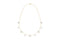 Delicate Drop Diamond Necklace — 18K Yellow Gold, view 1