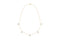 Cluster Drop Diamond Necklace — 18K Yellow Gold, view 1