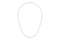 Brilliant Line Diamond Necklace — 18K White Gold, view 1