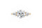 Fancy Round Diamond Ring — 18K Yellow Gold , view 3