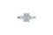 Emerald Cut Diamond Engagement Ring — 18K White Gold, view 3