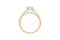 Exquisite Radiant Diamond Ring — 18K Yellow Gold, view 1