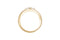 Pear Cut Diamond V-Shape Ring — 18K Yellow Gold, view 1