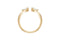 Twin Pear Diamond Ring — 18K Yellow Gold, view 1