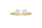 Twin Pear Diamond Ring — 18K Yellow Gold, view 3
