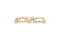 Luxury Intertwined Diamond Gold Ring — 18K Yellow Gold, view 3