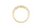 Designer Curved Diamond Crown Ring — 18K Yellow Gold, view 1