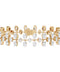 Brilliant Oval Diamond Drop Bracelet — 18K Yellow Gold, view 1