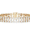 Royal Emerald Diamond Statement Bracelet — 18K Yellow Gold, view 1