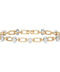 Shimmering Oval Diamond Chain Bracelet — 18K Yellow Gold, view 1