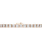 Round Diamond Tennis Bracelet — 18K Rose Gold, view 1