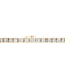 Round Diamond Tennis Bracelet — 18K Yellow Gold, view 1