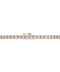 Round Diamond Tennis Bracelet — 18K Rose Gold, view 1