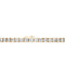 Round Diamond Tennis Bracelet — 18K Yellow Gold, view 1
