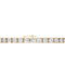 Round Diamond Tennis Bracelet — 18K Yellow Gold, view 1
