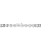 Pear-cut Tennis Bracelet — 18K White Gold, view 1