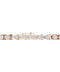 Pear-cut Tennis Bracelet — 18K Rose Gold, view 1