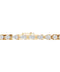 Pear-cut Tennis Bracelet — 18K Yellow Gold, view 1