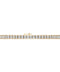 Emerald-cut Tennis Bracelet in Yellow Gold, front view