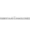 Oval Stone Tennis Bracelet — 18K White Gold, view 1
