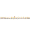 East-West Oval Tennis Bracelet — 18K Yellow Gold, view 1