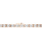 East-West Oval Tennis Bracelet — 18K Rose Gold, view 1