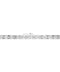 East-West Oval Tennis Bracelet — 18K White Gold, view 1