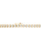Round Bezel Diamond Tennis Bracelet — 18K Yellow Gold, view 1