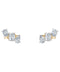 Classic Trio Diamond Stud Earrings — 18K Yellow Gold , view 1