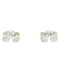 Sparkling Dual Harmony Diamond Earrings — 18K Yellow Gold , view 1