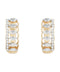 Shimmering Marquise-Round Diamond Earrings — 18K Yellow Gold, view 1