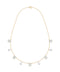 Delicate Drop Diamond Necklace — 18K Yellow Gold, view 1