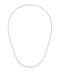 Brilliant Line Diamond Necklace — 18K White Gold, view 1