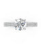 Double Row Delicate Diamond Ring — 18K White Gold, view 3