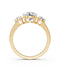 Fancy Round Diamond Ring — 18K Yellow Gold , view 1