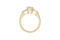 Marquise Cut Diamond Ring — 18K Yellow Gold, view 1