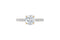 Designer Round Diamond Engagement Ring — 18K Yellow Gold, view 3