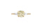 Yellow Cushion Cut Diamond Ring — 18K Yellow Gold, view 3
