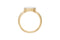 Gold Cushion Cut Diamond Solitaire Ring — 18K Yellow Gold, view 1
