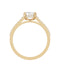 Classic Emerald Cut Diamond Ring — 18K Yellow Gold, view 1