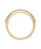 Royal Curve Diamond Band — 18K Yellow Gold, view 1