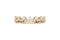 Royal Curve Diamond Band — 18K Yellow Gold, view 3
