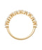 Elegant Diamond Galaxy Cluster Ring — 18K Yellow Gold, view 1