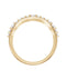 Slim Yellow Gold Diamond Band Ring — 18K Yellow Gold, view 1