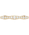 Slim Yellow Gold Diamond Band Ring — 18K Yellow Gold, view 3