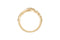 Designer Yellow Gold Diamond Twist Band Ring — 18K Yellow Gold, view 1