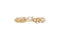 Designer Yellow Gold Diamond Twist Band Ring — 18K Yellow Gold, view 3